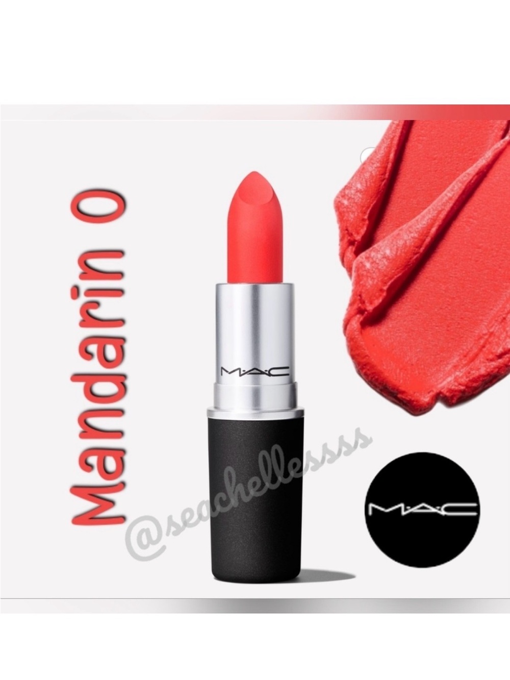 Mac Cosmetics Powder Kiss Lipstick | Mandarin O | Brand New in Box | Authentic